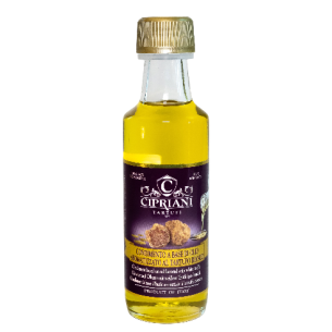White truffle flavored oil