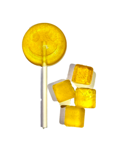 Lollipops with honey and truffle candies