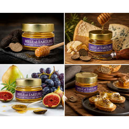 Acacia honey with truffle