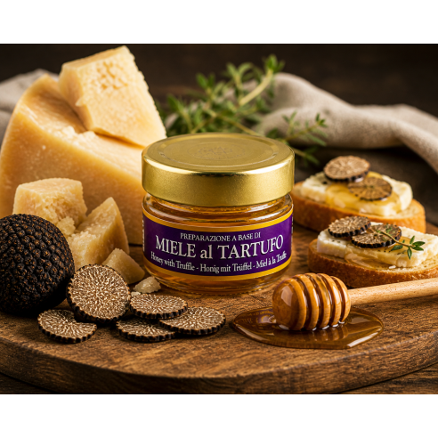 Preparazione a base di Miele d'acacia e Tartufo