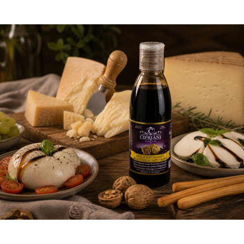 Balsamic vinegar cream with white truffle