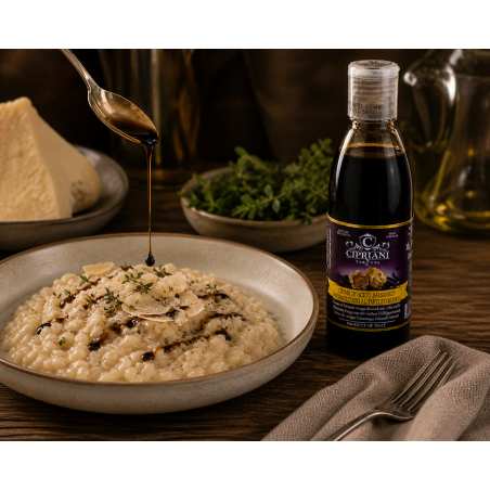 Crema di aceto balsamico con tartufo bianco