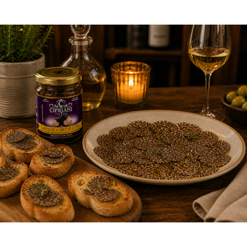 Carpaccio summer truffles