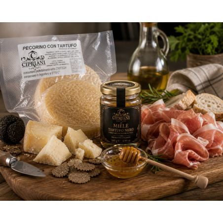 Pecorino cheese with truffle