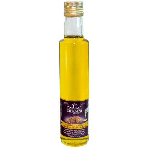 White truffle flavored oil