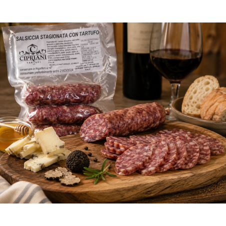 Seasoned sausage with truffle