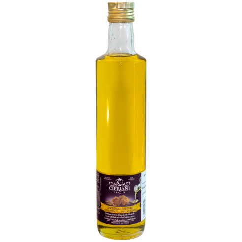 Condimento a base di olio aromatizzato al tartufo bianco