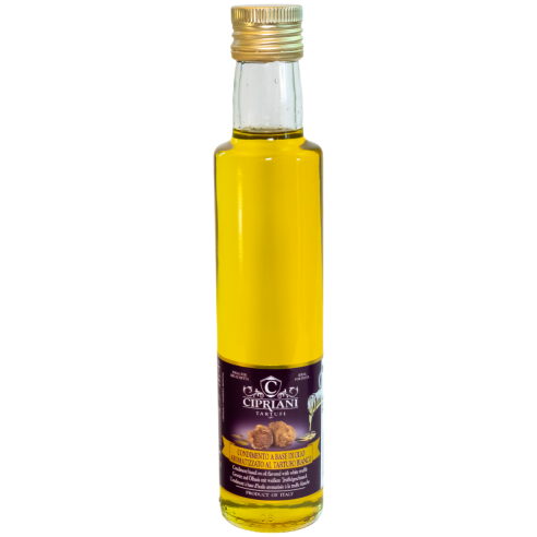 White truffle flavored oil